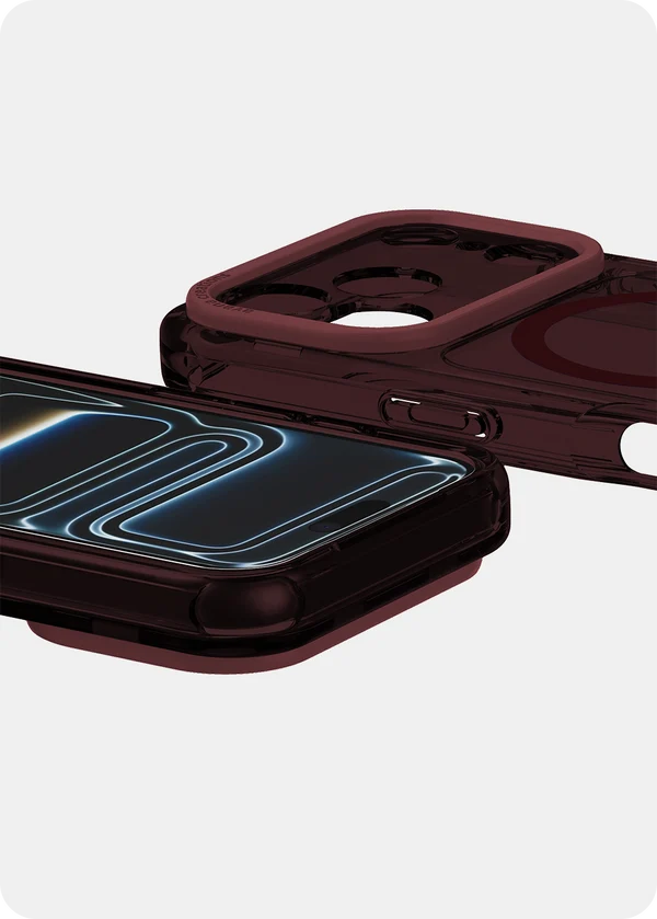 iPhone 18 Pro Max / 17 Pro Max, Itskins Ice Magsafe Cover - Plum