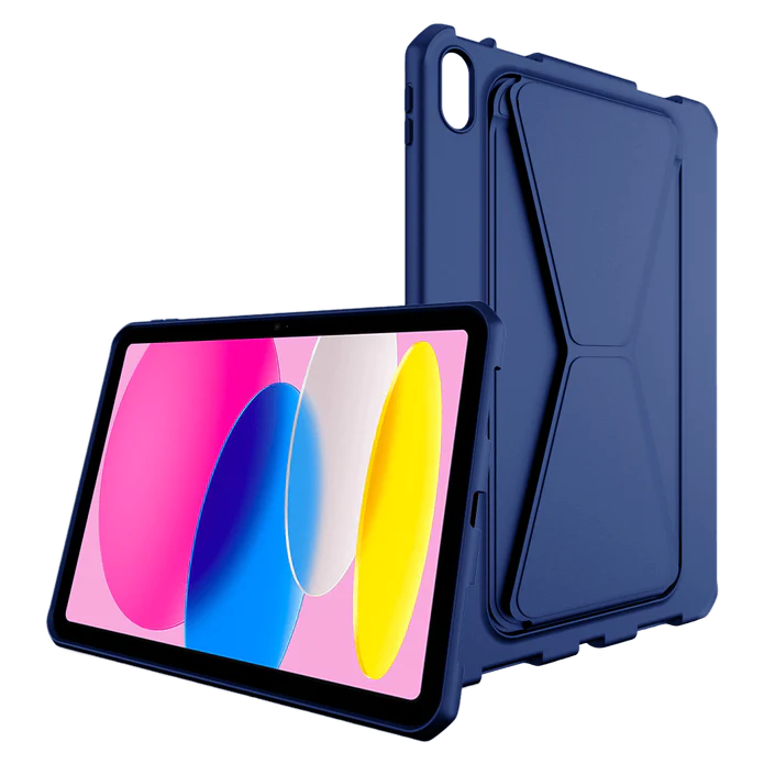 Itskins Spectrum Stand Case For iPad 10.9 (10Th Gen. 2022)- Navy Blue