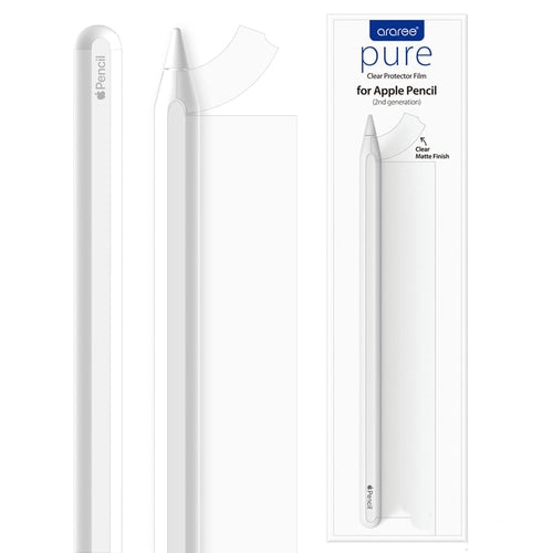 Araree Pure Clear Protector Film For Apple Pencil 2nd Gen - Clear Matte Finish