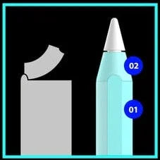 Araree Pure Clear Protector Film For Apple Pencil 2nd Gen - Clear Matte Finish - Tashqila