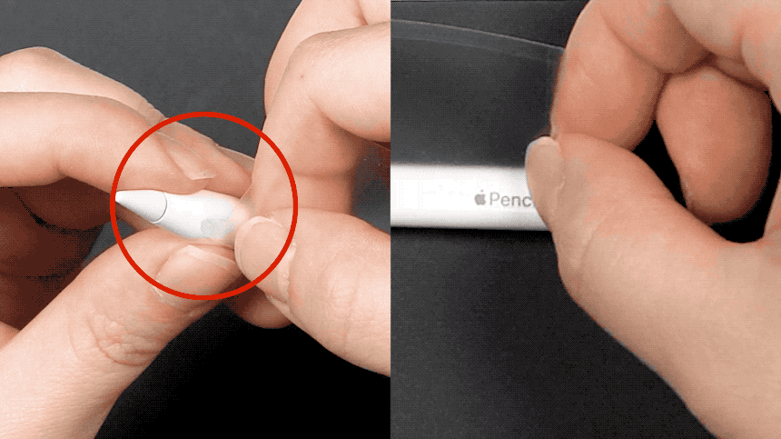 Araree Pure Clear Protector Film For Apple Pencil 2nd Gen - Clear Matte Finish - Tashqila