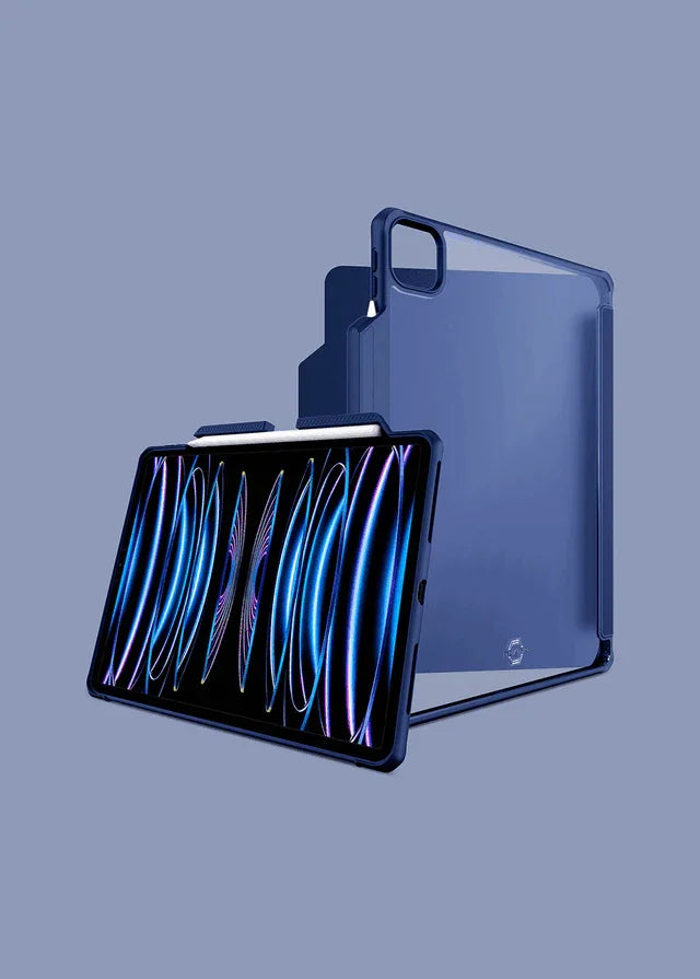 Itskins Hybrid Solid Folio Case iPad Pro 11 (1st, 2nd, 3rd & 4th Gen.) - Navy Blue - Tashqila