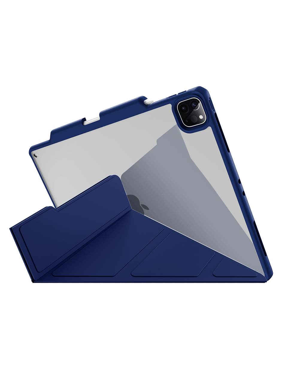 Itskins Hybrid Solid Folio Case iPad Pro 11 (1st, 2nd, 3rd & 4th Gen.) - Navy Blue