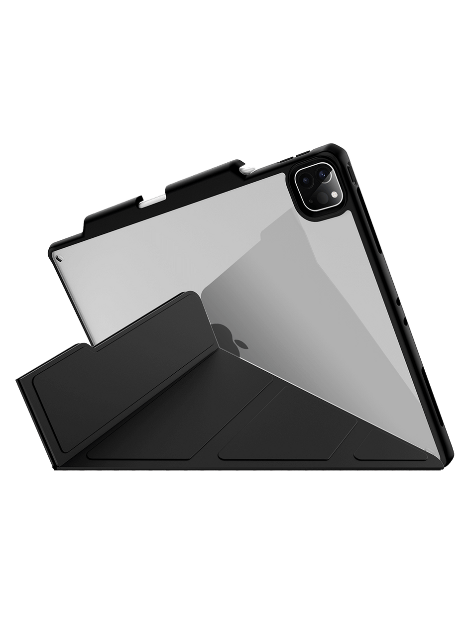 Itskins Hybrid Solid Folio Case iPad Pro 12.9 ( 5Th & 6Th Gen. 2022 )Black