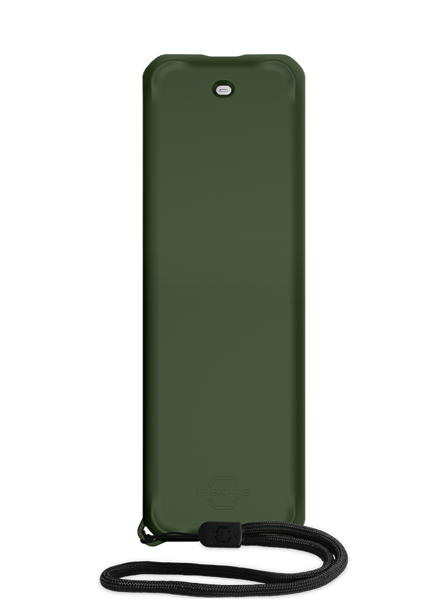 Itskins Spectrum Solid Series Apple Tv 4K Remote Control Case - Olive Green