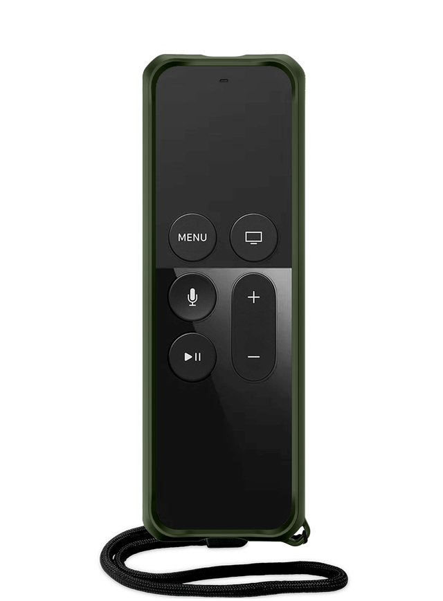 Itskins Spectrum Solid Series Apple Tv 4K Remote Control Case - Olive Green