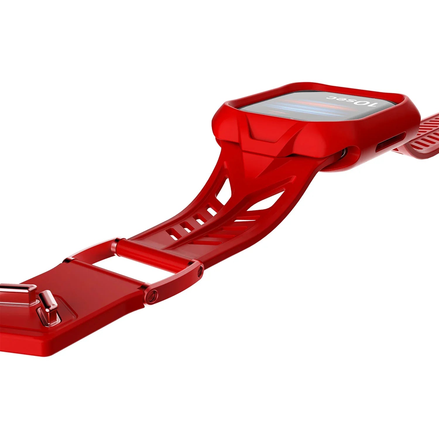 Itskins Watch 42/44/45 Mm Spectrum Combo Strap & Case﻿﻿﻿﻿ - Red - Tashqila