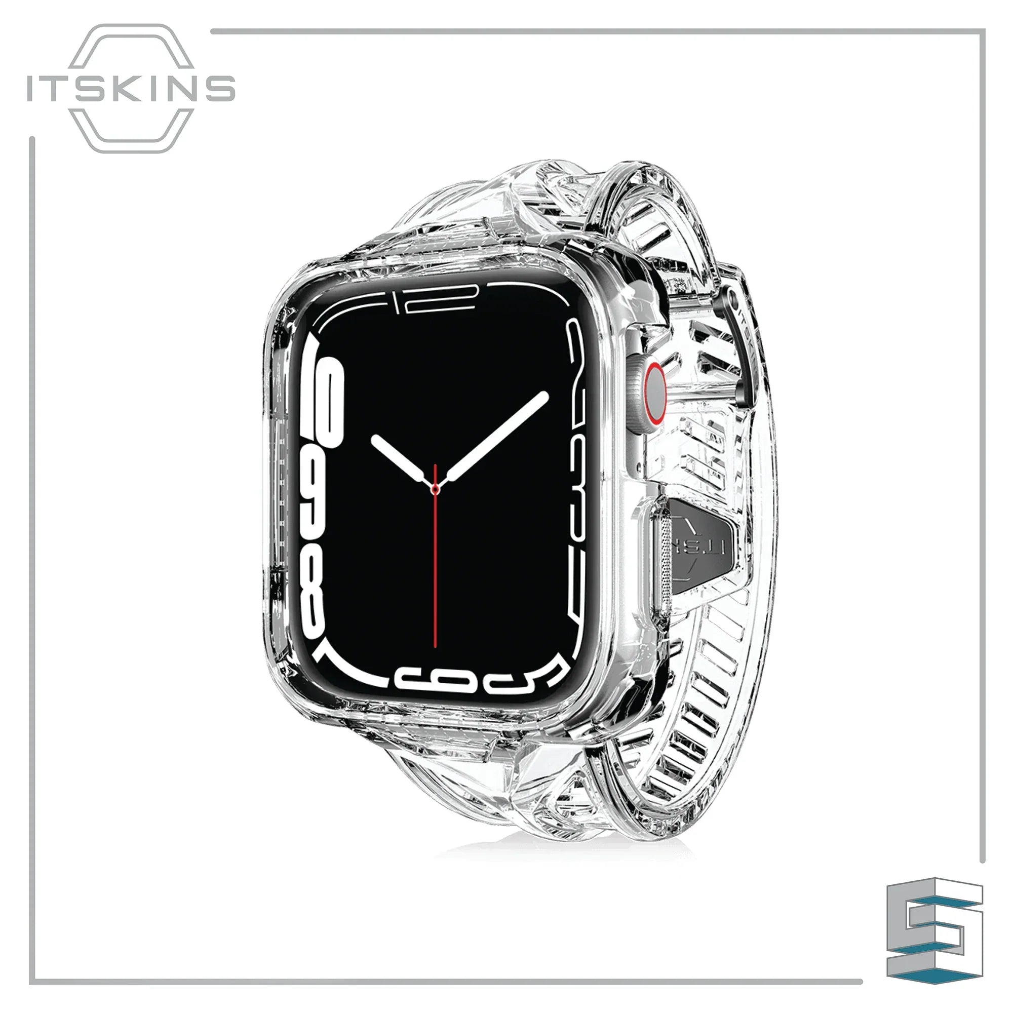 Itskins Watch 42/44/45 Mm Spectrum Combo Strap And Case - Transparent - Tashqila
