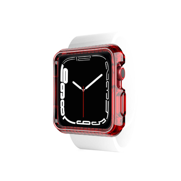 Itskins Spectrum Clear Antimicrobial Case For Apple Watch 44 - 45Mm - Red