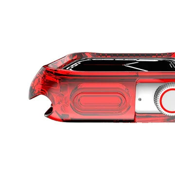 Itskins Spectrum Clear Case For Apple Watch 44/45Mm - Red - Tashqila