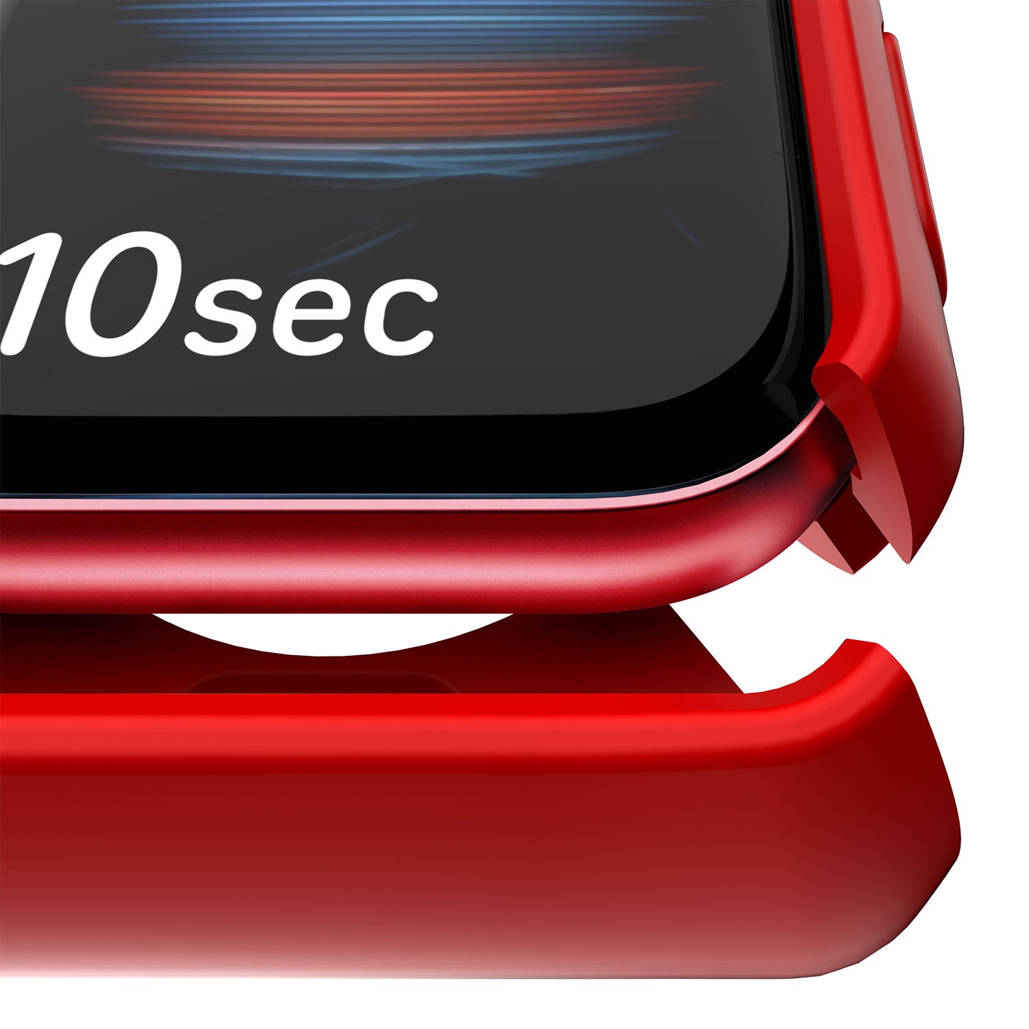Itskins Spectrum Bumper Case For Apple Watch 44 / 45Mm -  2M Antishock - Red & Black 2Pcs Set