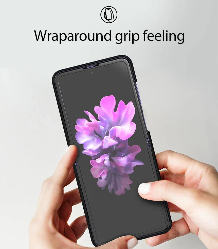 Araree Aero Flex Series Case For Samsung Galaxy Z FliP - Black - Tashqila