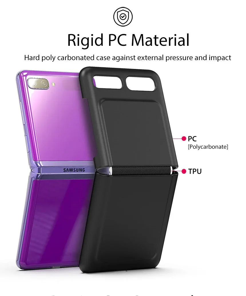 Araree Aero Flex Series Case For Samsung Galaxy Z FliP - Black - Tashqila