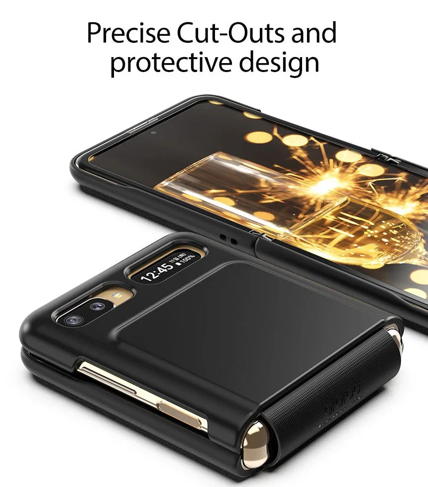 Araree Aero Flex Series Case For Samsung Galaxy Z FliP - Black - Tashqila