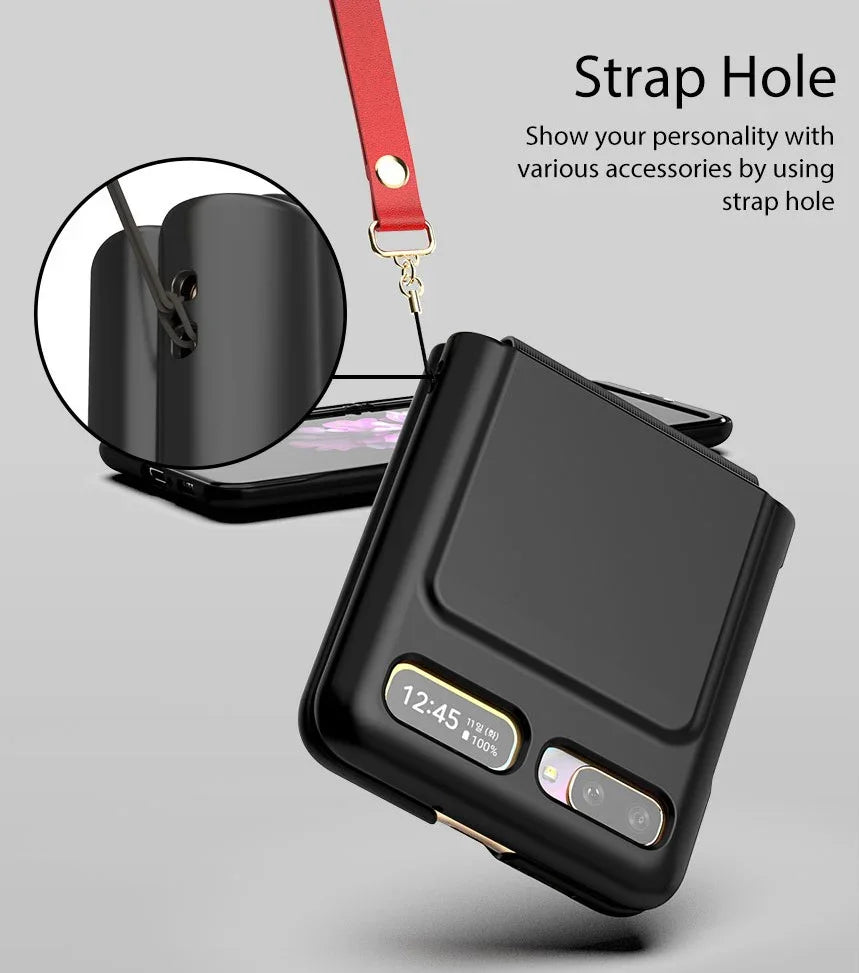 Araree Aero Flex Series Case For Samsung Galaxy Z FliP - Black - Tashqila