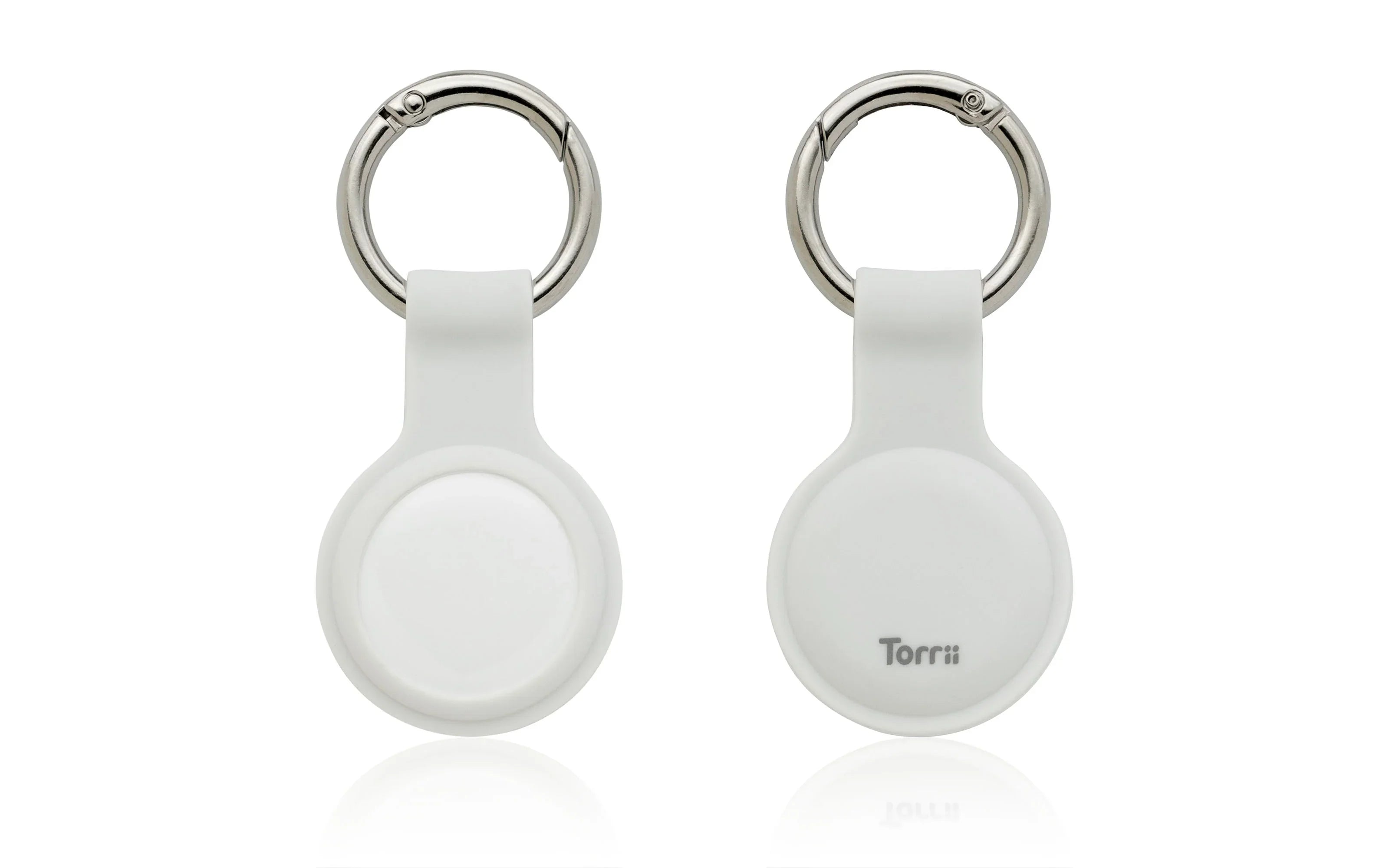 Torrii Bonjelly Silicone Key Ring For Apple Airtag - White - Tashqila