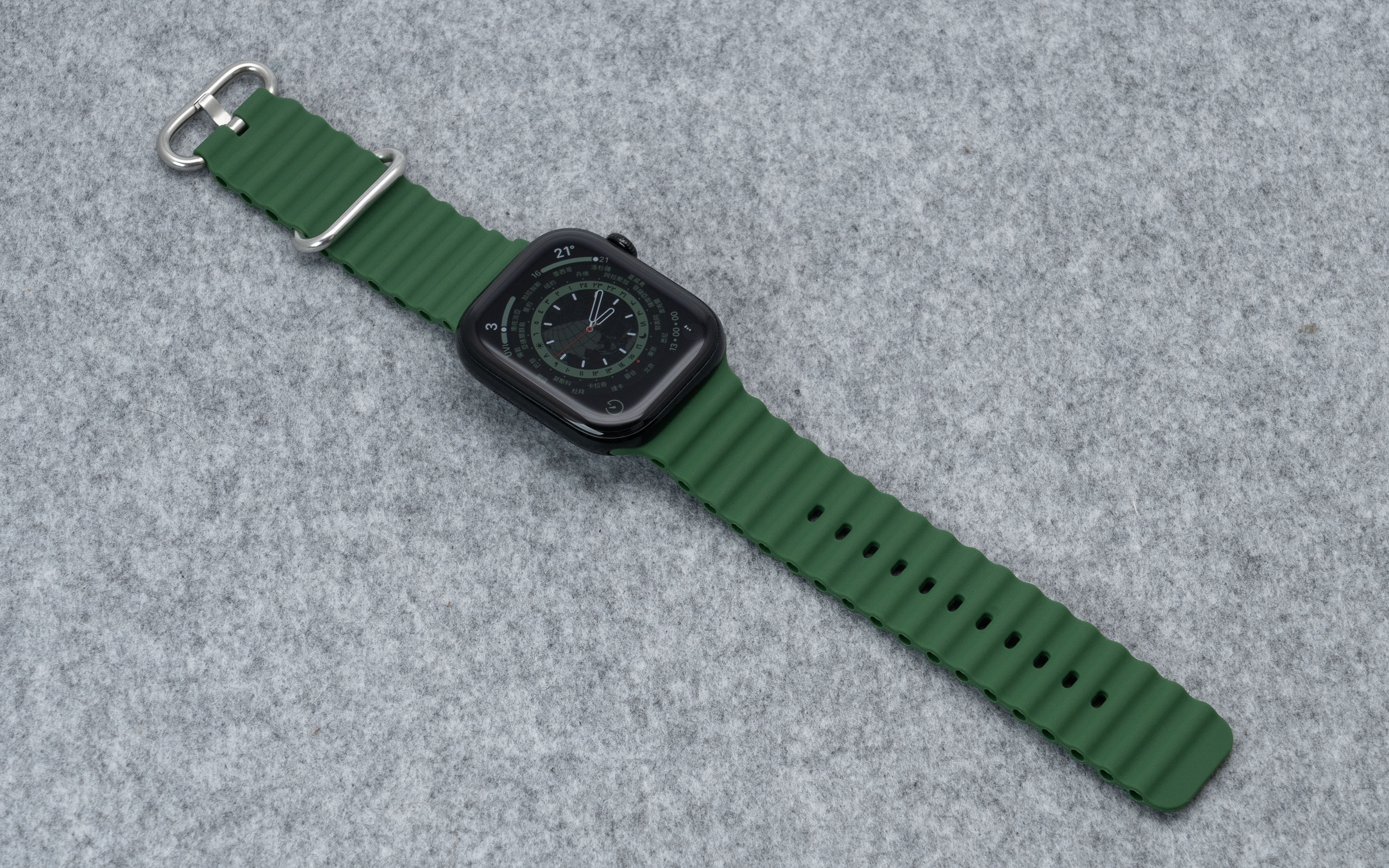 Torrii Watch 49/46/45/44mm Strap Mercury - Forest Green