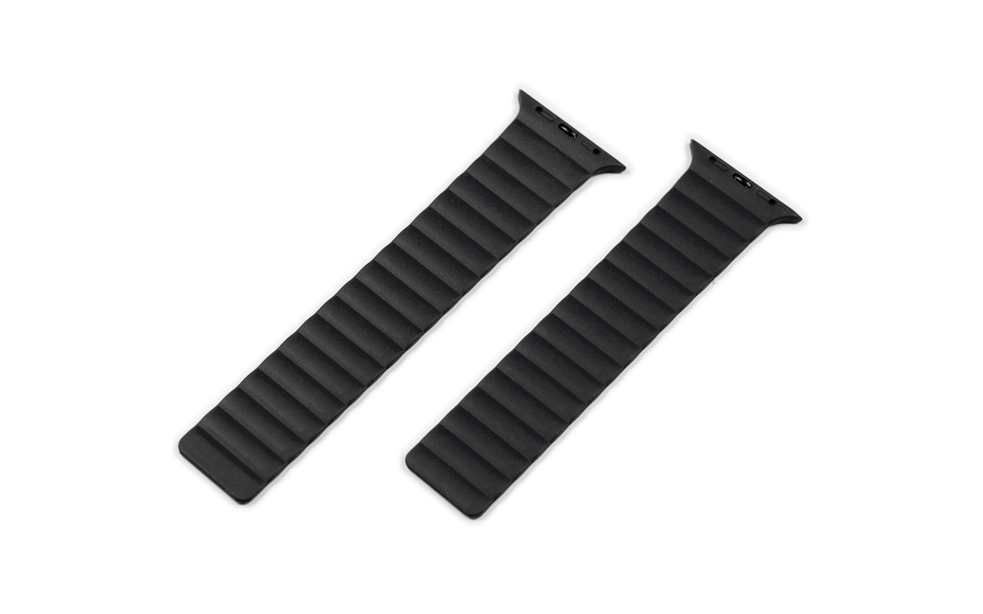 Torrii Saturn Silicone Magnetic Apple Watch Band For Ultra 49/46/45/44 Mm – Black