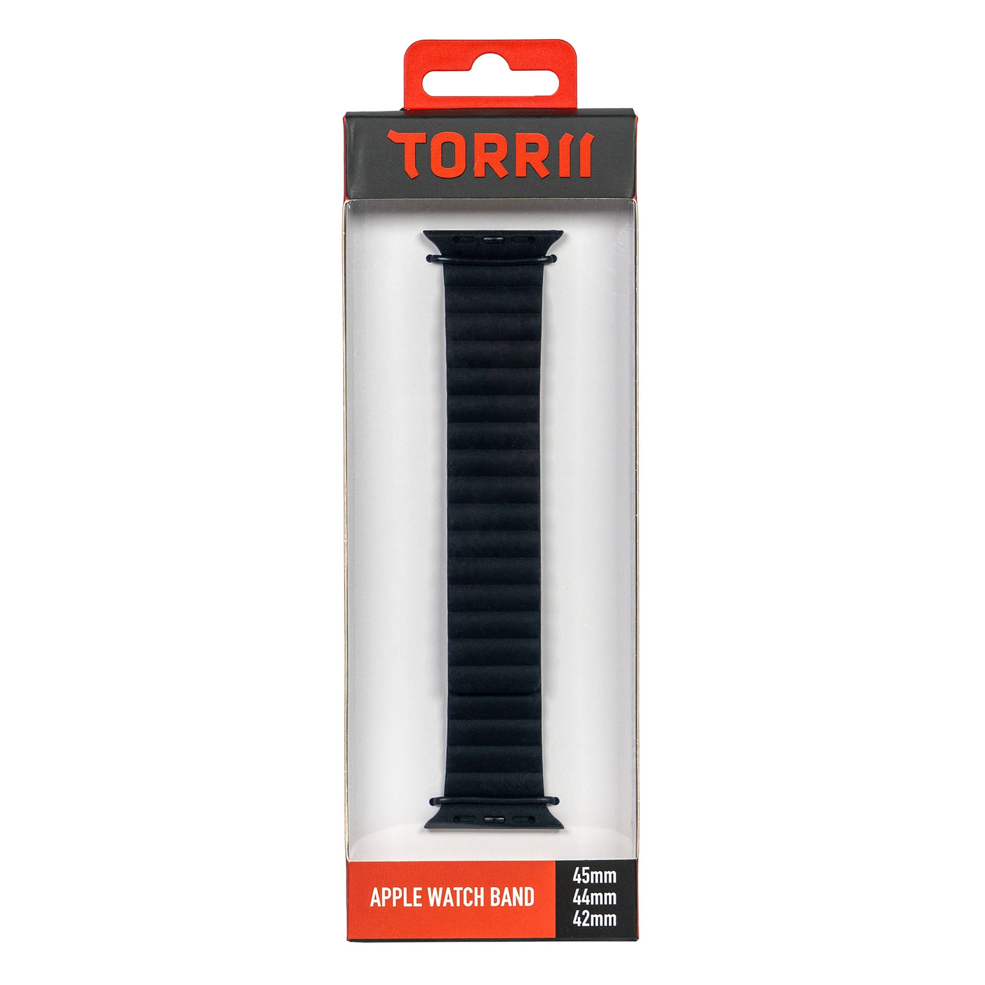 Torrii Saturn Silicone Magnetic Apple Watch Band For Ultra 49/46/45/44 Mm – Black
