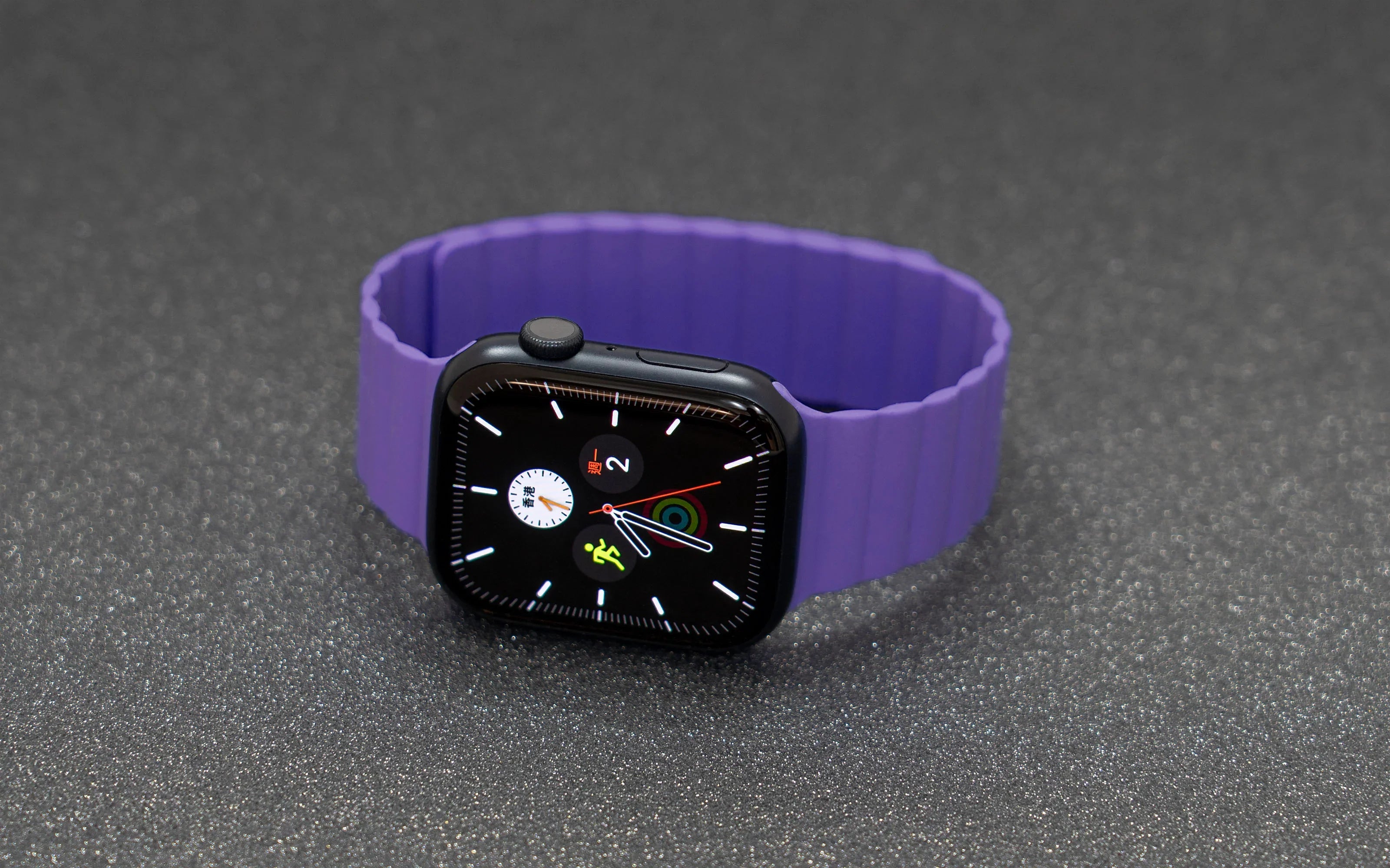 Torrii Watch 49/46/45/44 Mm Saturn Silicone Magnetic Strap - Lavender - Tashqila