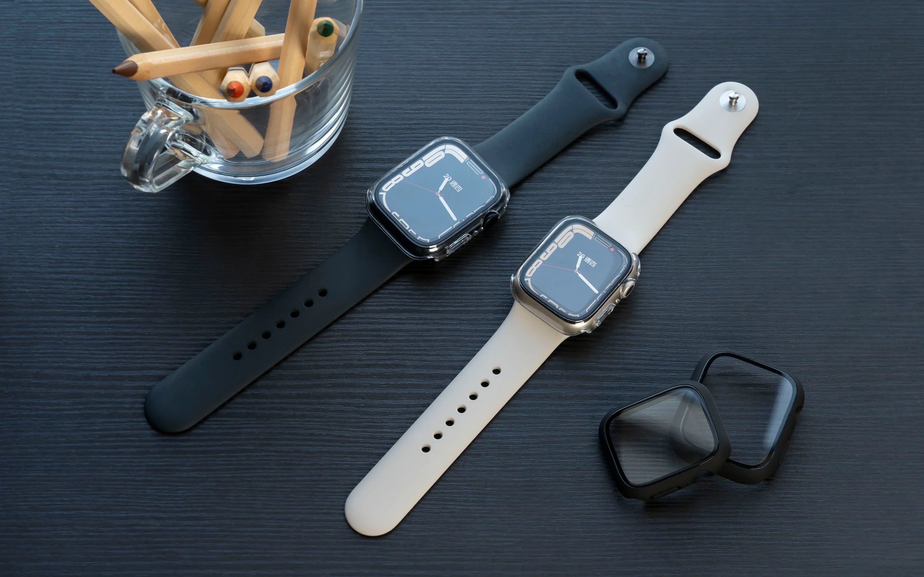 Torrii Torero Bumper Case With Screen Protector For Apple Watch 44 - 45mm Clear - Tashqila