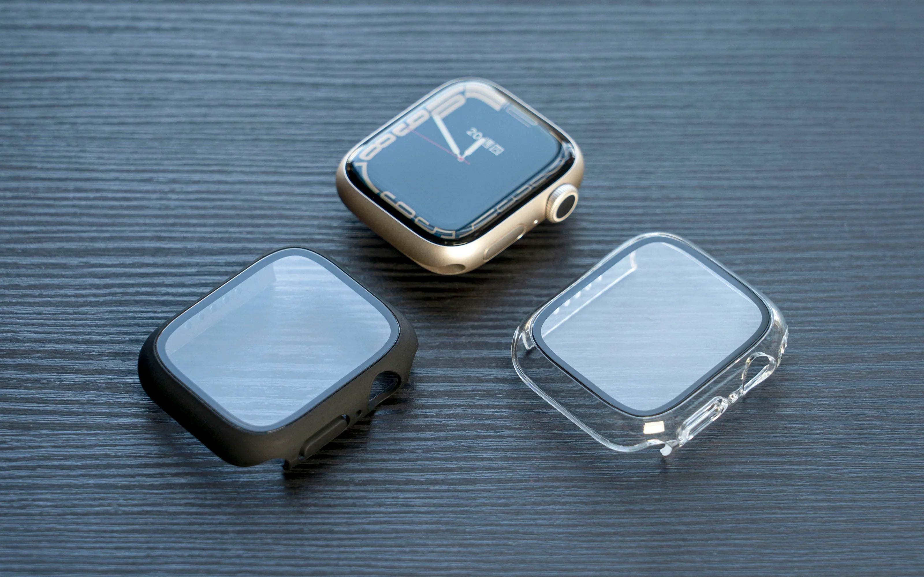 Torrii Torero Bumper Case With Screen Protector For Apple Watch 44 - 45mm Clear - Tashqila