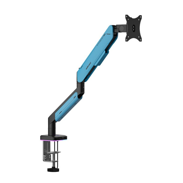 Andaseat Stealth Pro II RGB A9X Monitor Arm - Black & Blue - Tashqila