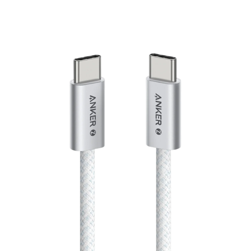 Anker Zolo 240W Usb-C To Usb-C Cable Braided (0.9M/3Ft) -White