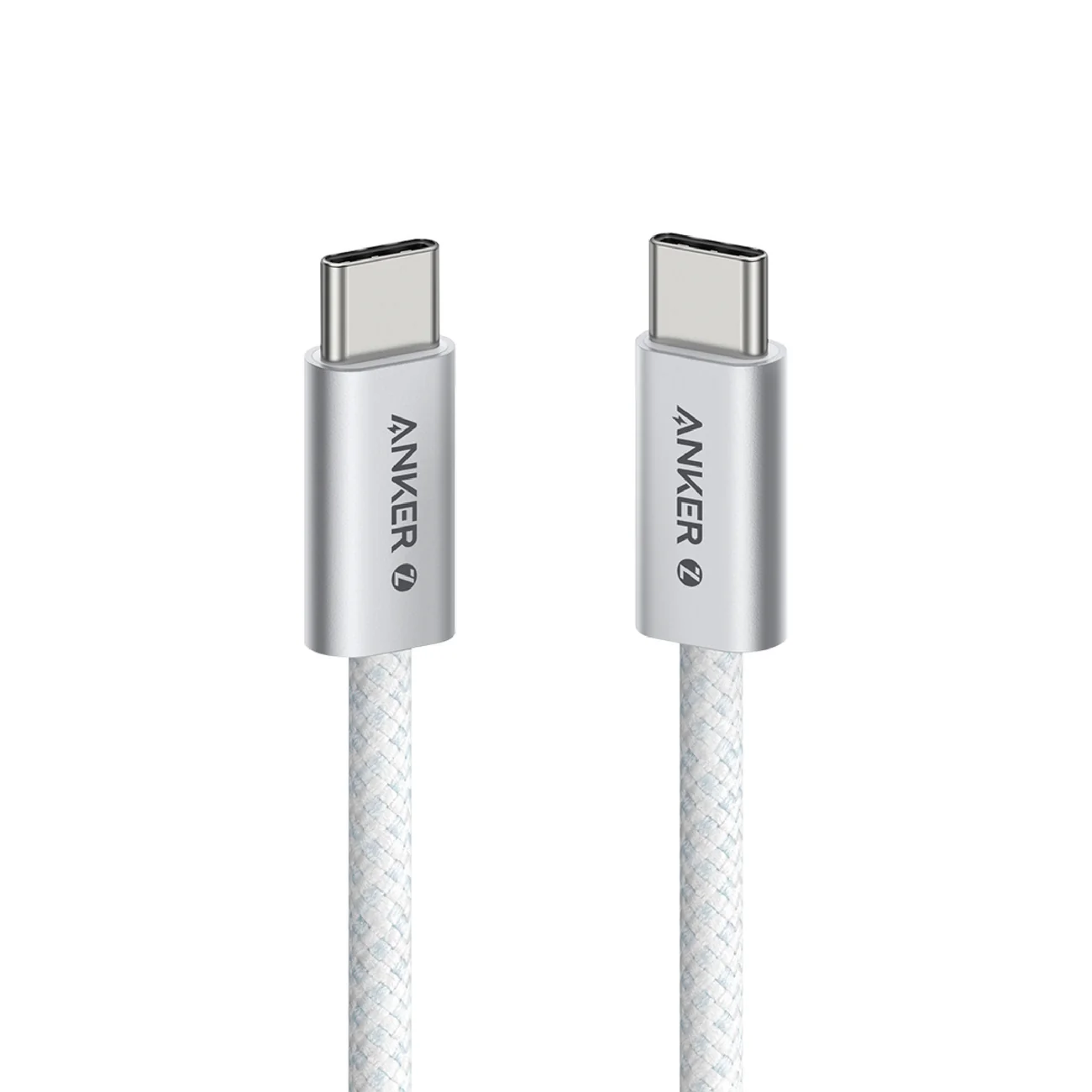 Anker Zolo 240W Usb-C To Usb-C Cable Braided (1.8M/6Ft) -White