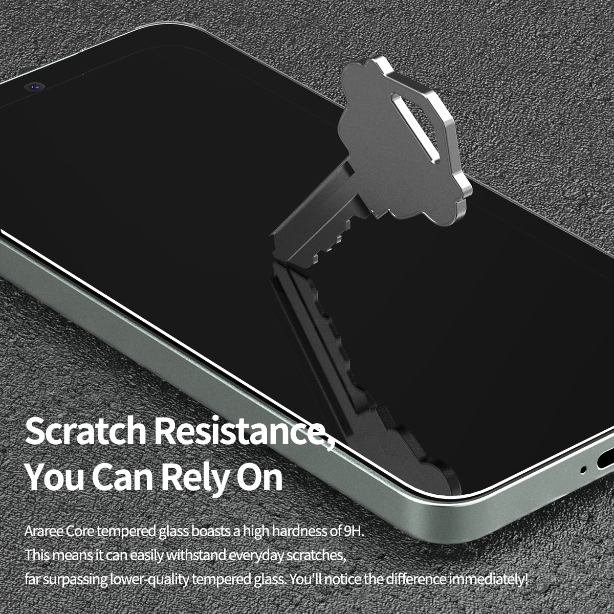 Araree Samsung S25 Plus Core Glass Screen Protector - Clear