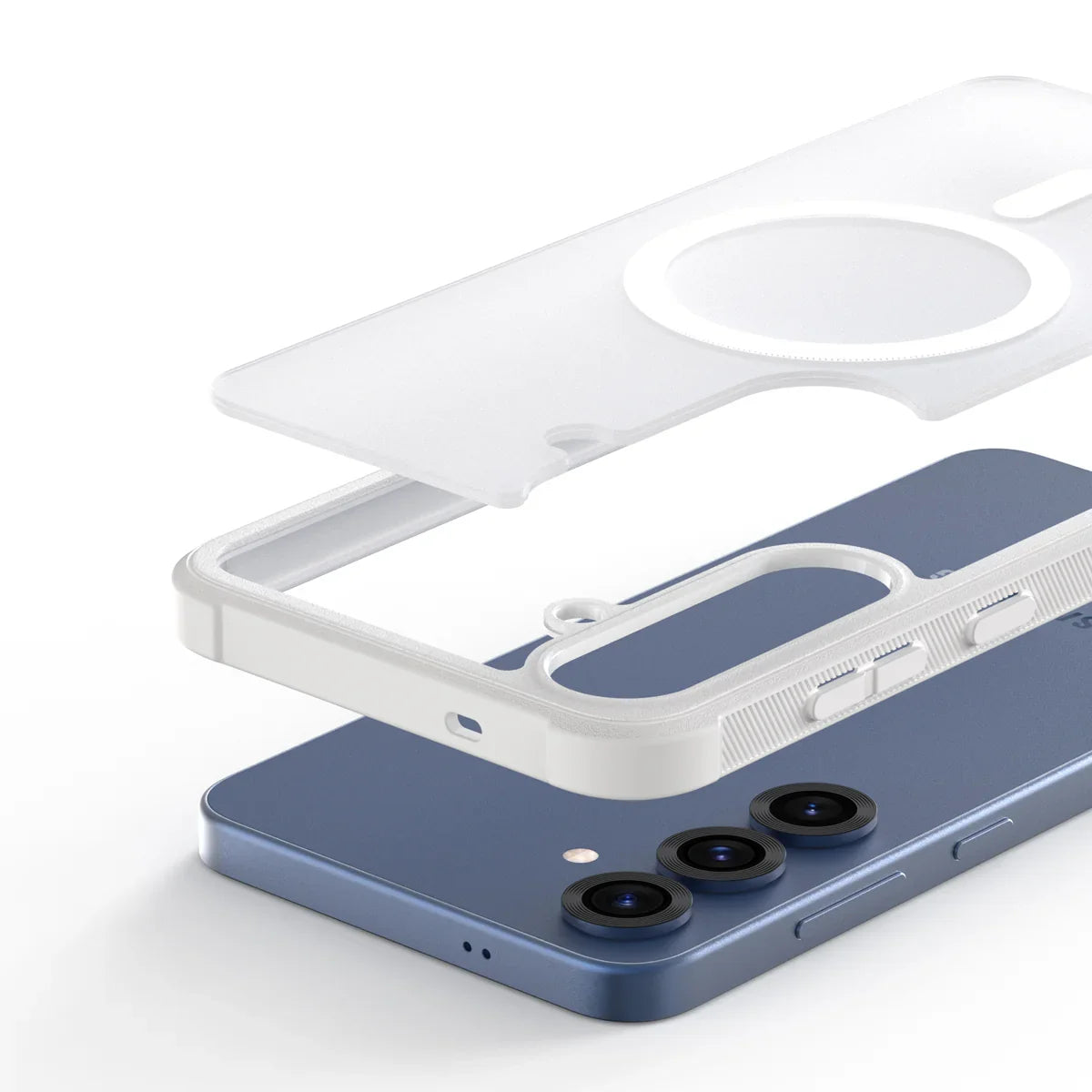 Araree Samsung S25 Plus Duple Armor Magsafe Case - White - Tashqila