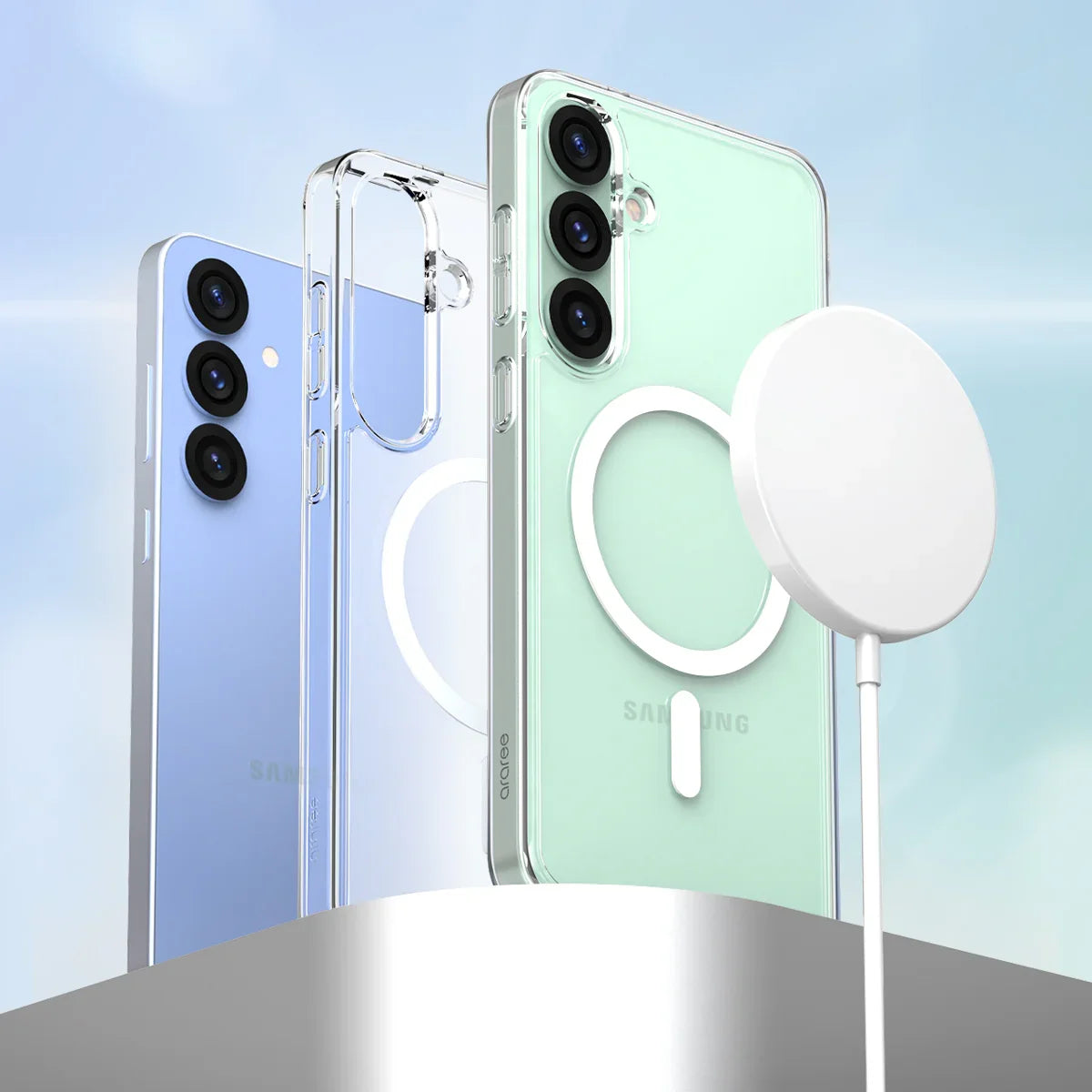 Araree Samsung S25 Plus Duple Magsafe Case - Clear - Tashqila