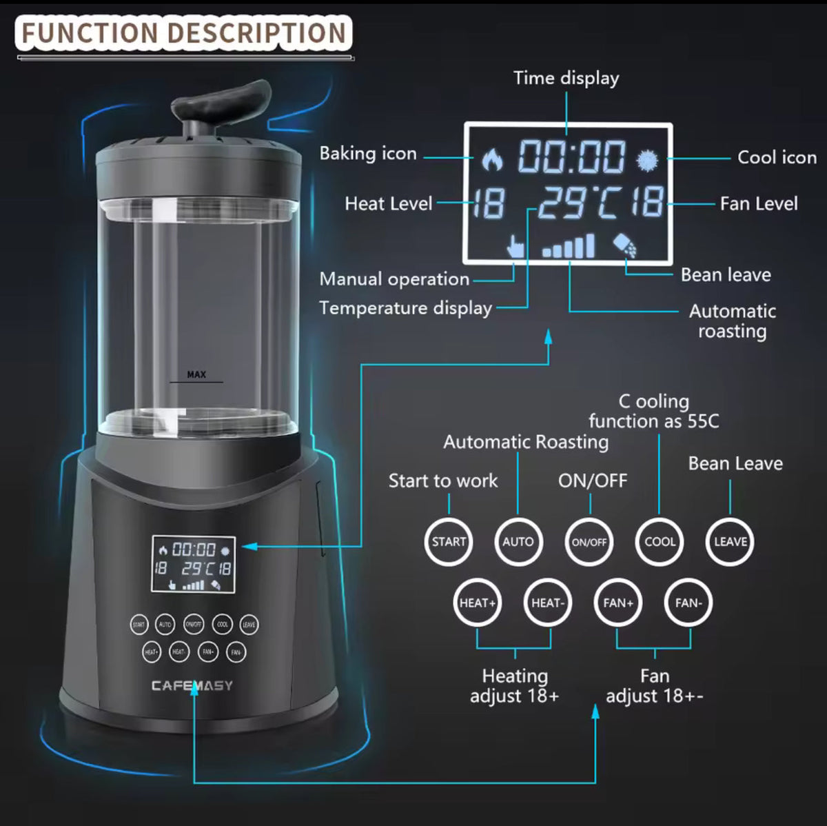 coffee-roaster-300-g - Tashqila Kuwait