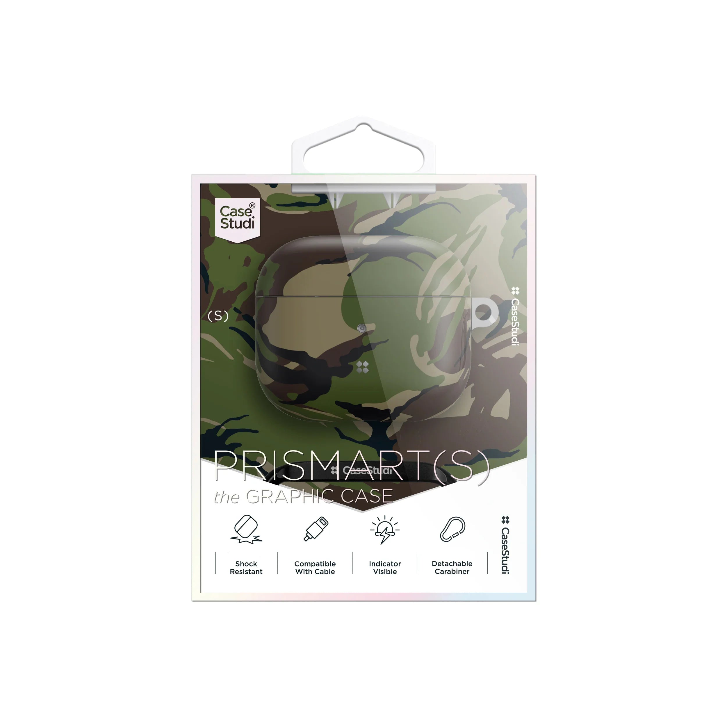 Casestudi Prismart Series Case For Airpods 3 - Camo Green - Tashqila