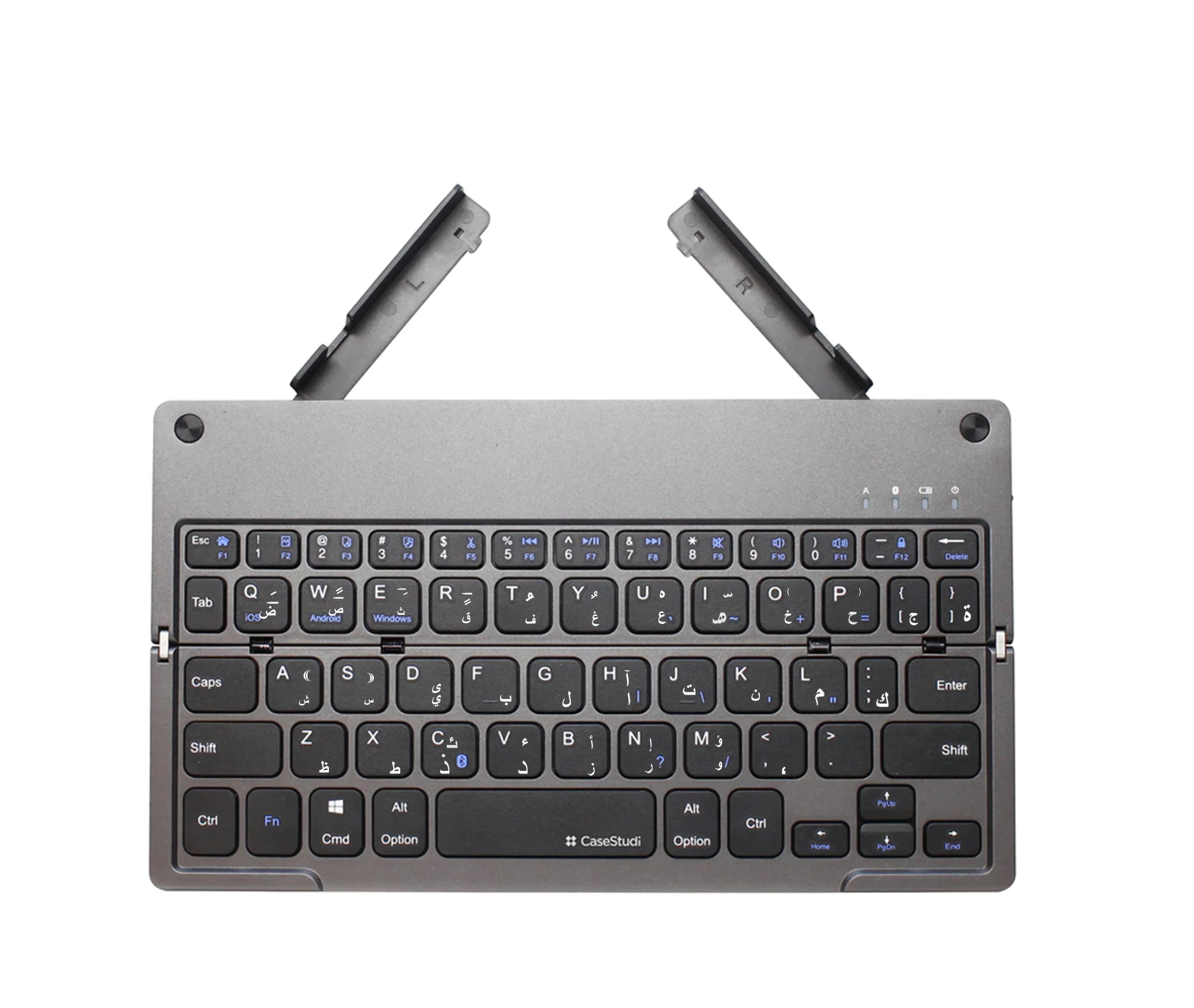 Casestudi Foldboard Bluetooth Wireless Keyboard -Grey - Tashqila