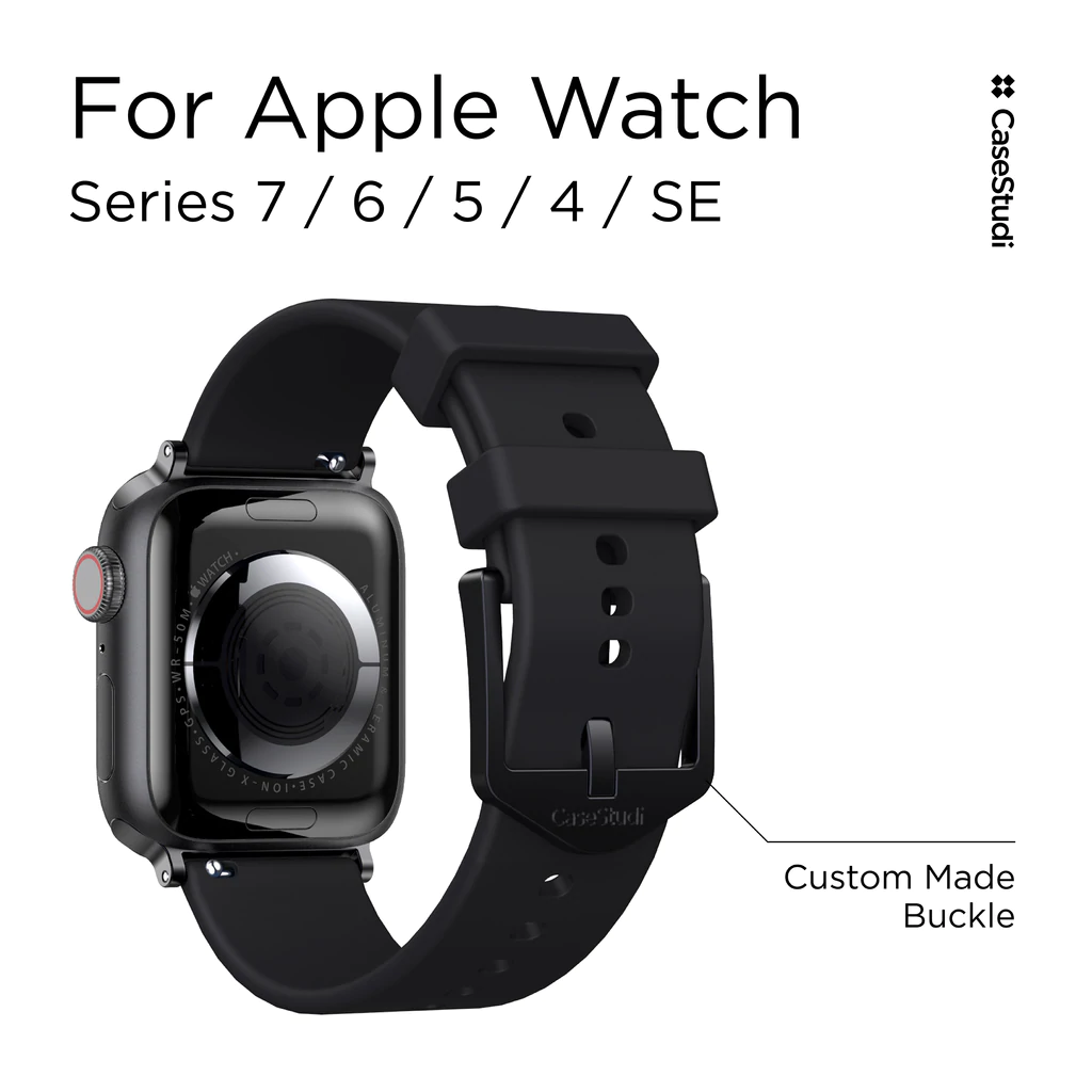 Casestudi Usl Series Strap For Apple Watch 42 / 44 / 45 / 49 Mm - Black