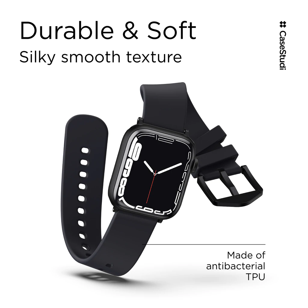 Casestudi Usl Series Strap For Apple Watch 42 / 44 / 45 / 49 Mm - Black