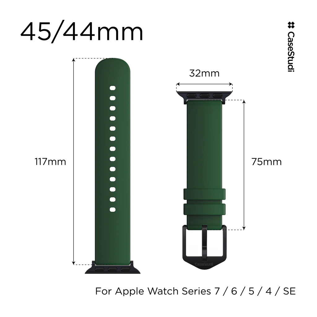 Casestudi Usl Series Strap For Apple Watch 42 / 44 / 45 / 49 Mm - Green