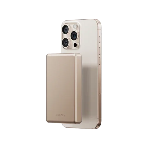 Energea Voyager Kit Travel World Adapter 25w + Power Bank 10000Mah + Cable 1.5M + Pouch - Beige - Tashqila