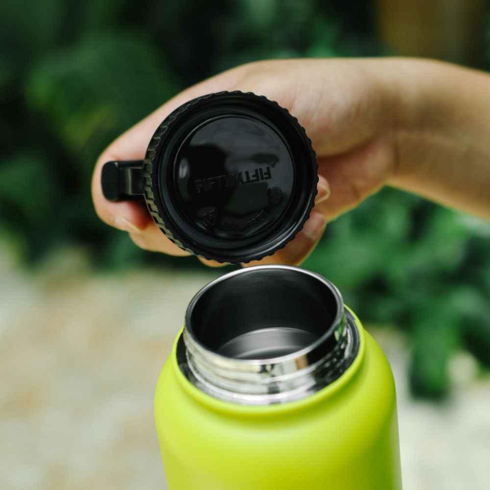 Fifty/Fifty 1L Bottle 3 Finger Lid - Matte Black