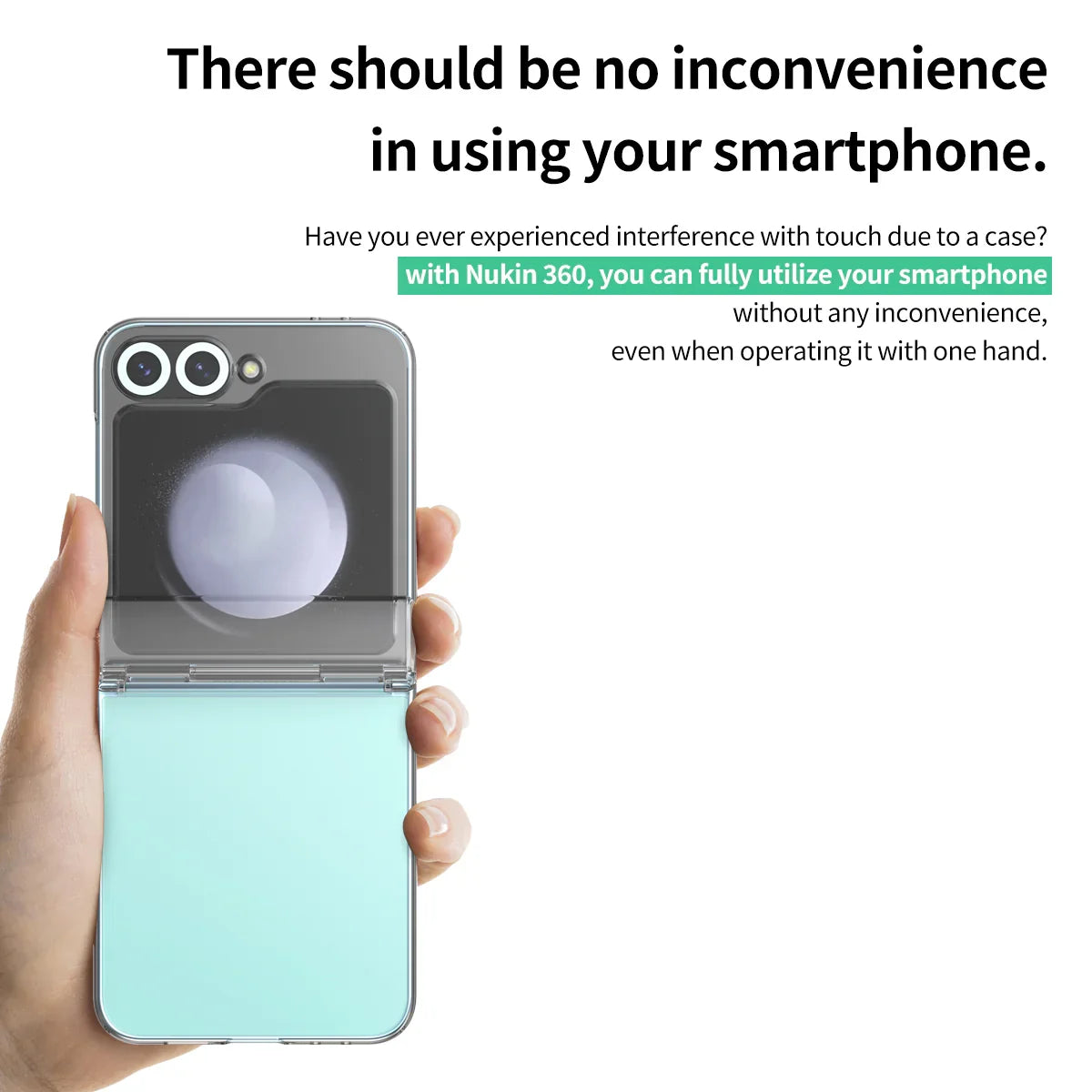 Araree Samsung Z Flip 6 Nukin 360 Case - Clear - Tashqila