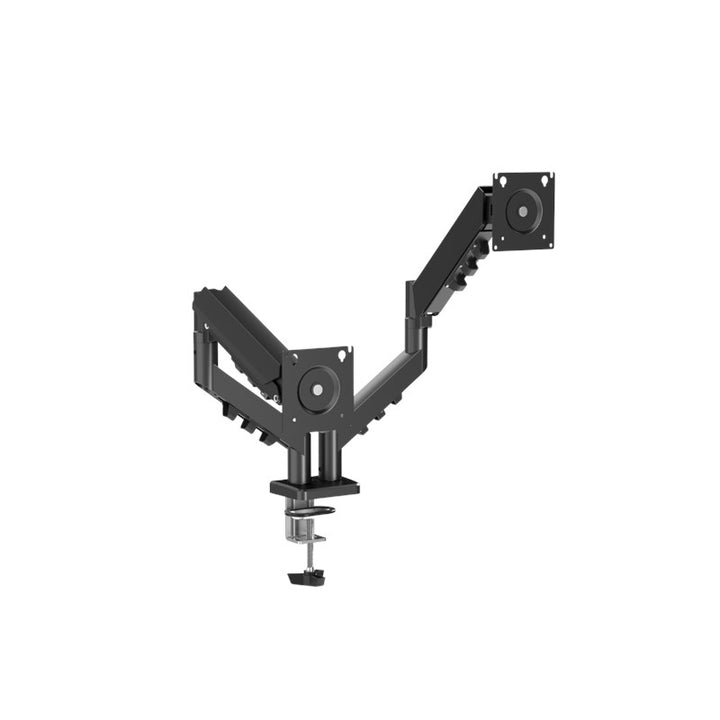 GAMEON GO-5550 Gas Mechanical Spring Dual Monitor Arm - Black - Tashqila