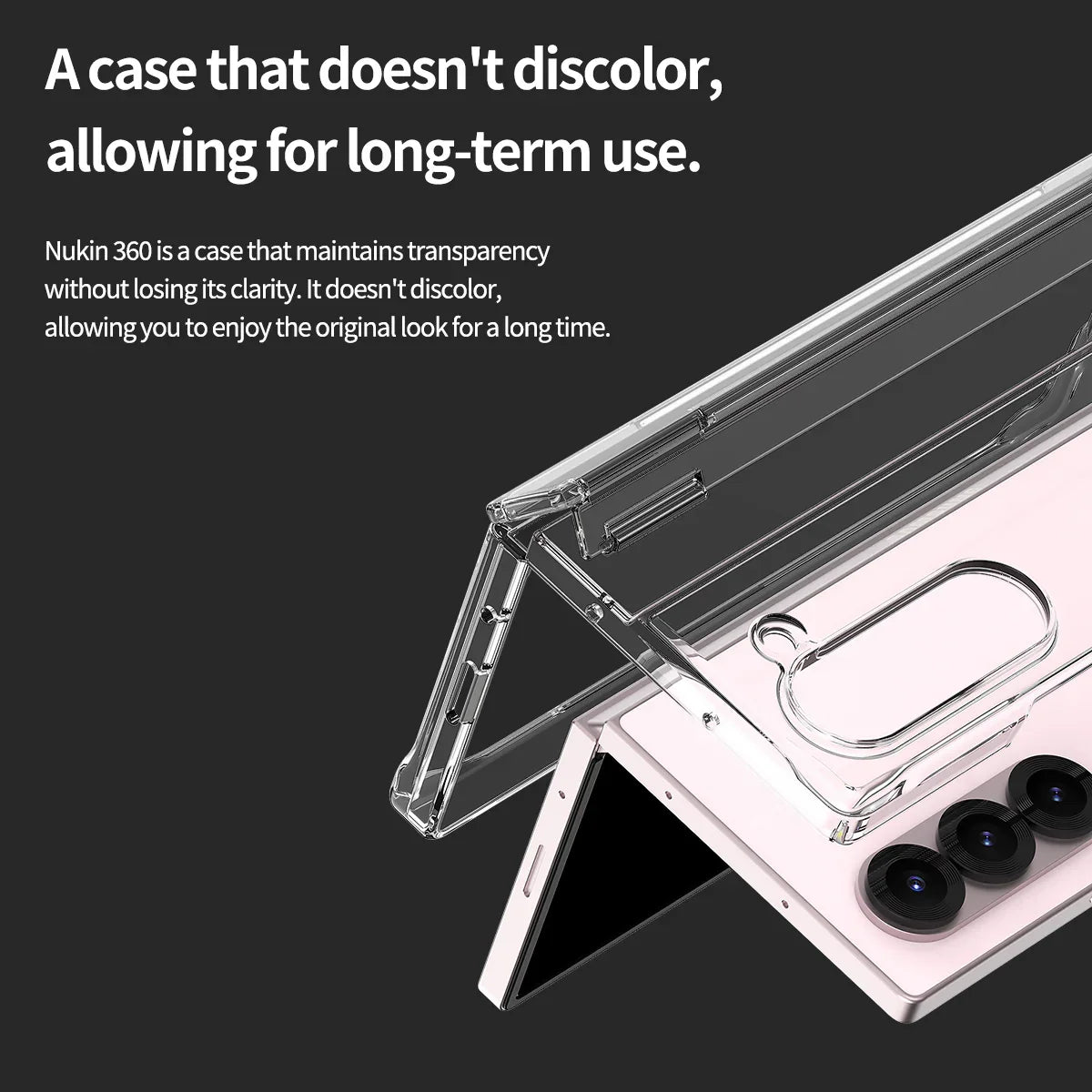Araree Samsung Z Fold 6 Nukin 360 Case - Clear - Tashqila