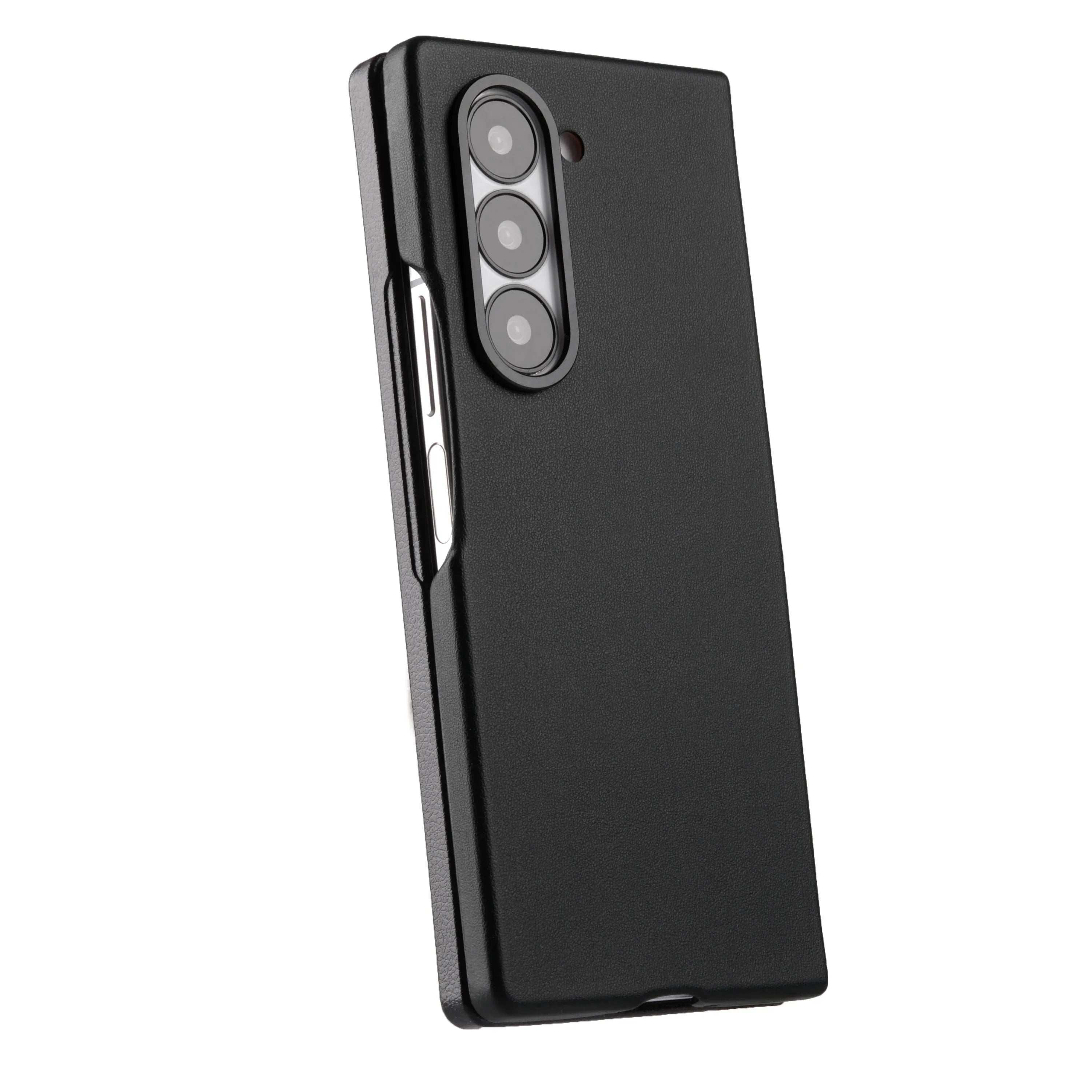 Melkco Galaxy Z Fold6 Origin Series PU Leather Regal Snap Cover - Black - Tashqila