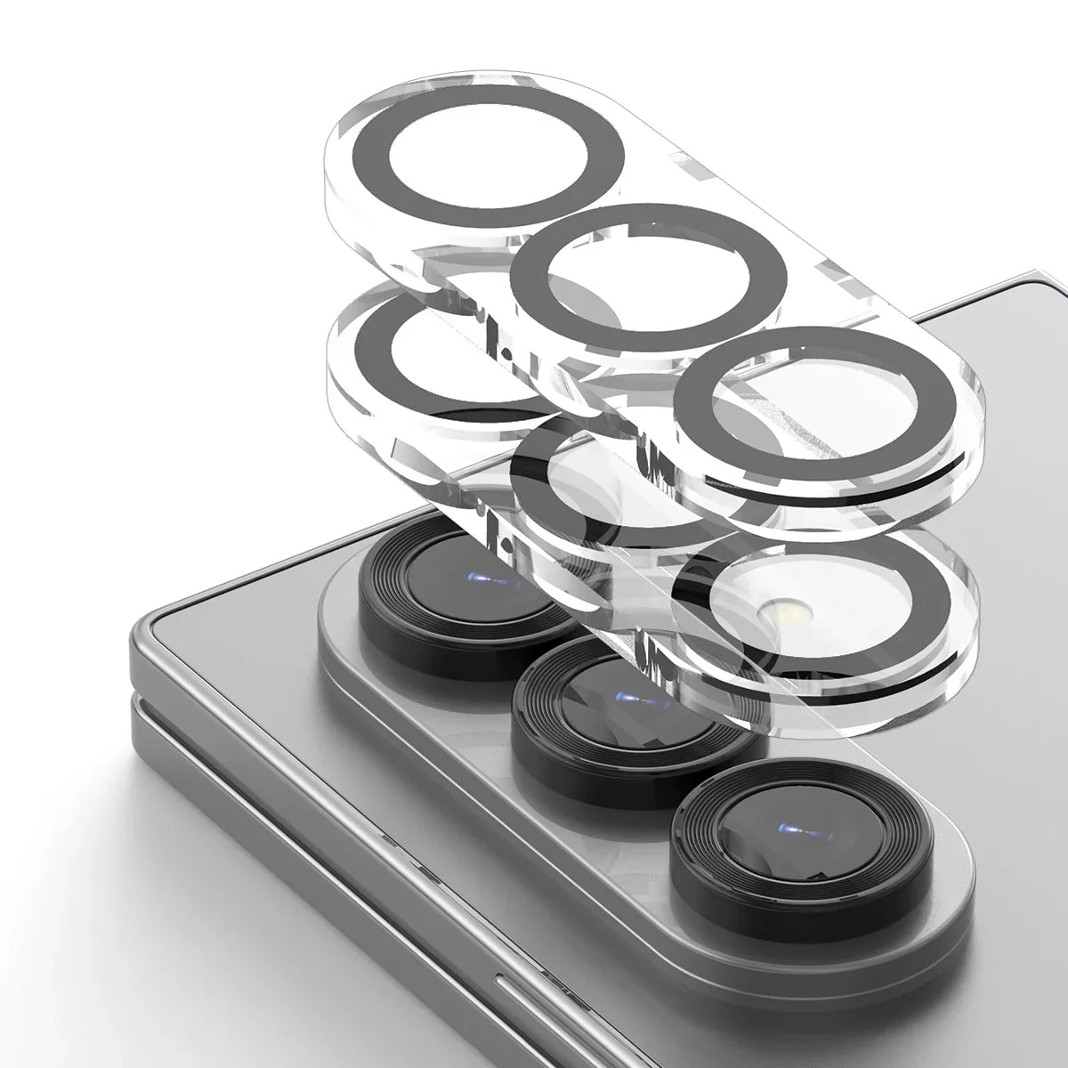 Samsung Z Fold7 Camera Araree Full Lens Protector - Clear (2Pcs) - Tashqila