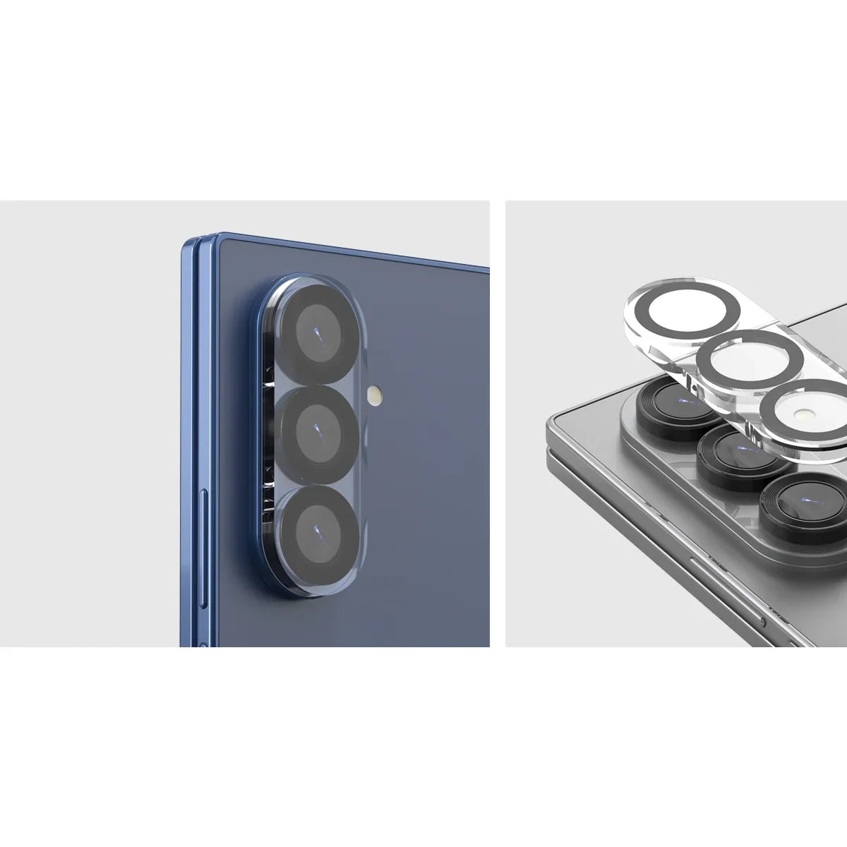 Samsung Z Fold7 Camera Araree Full Lens Protector - Clear (2Pcs) - Tashqila