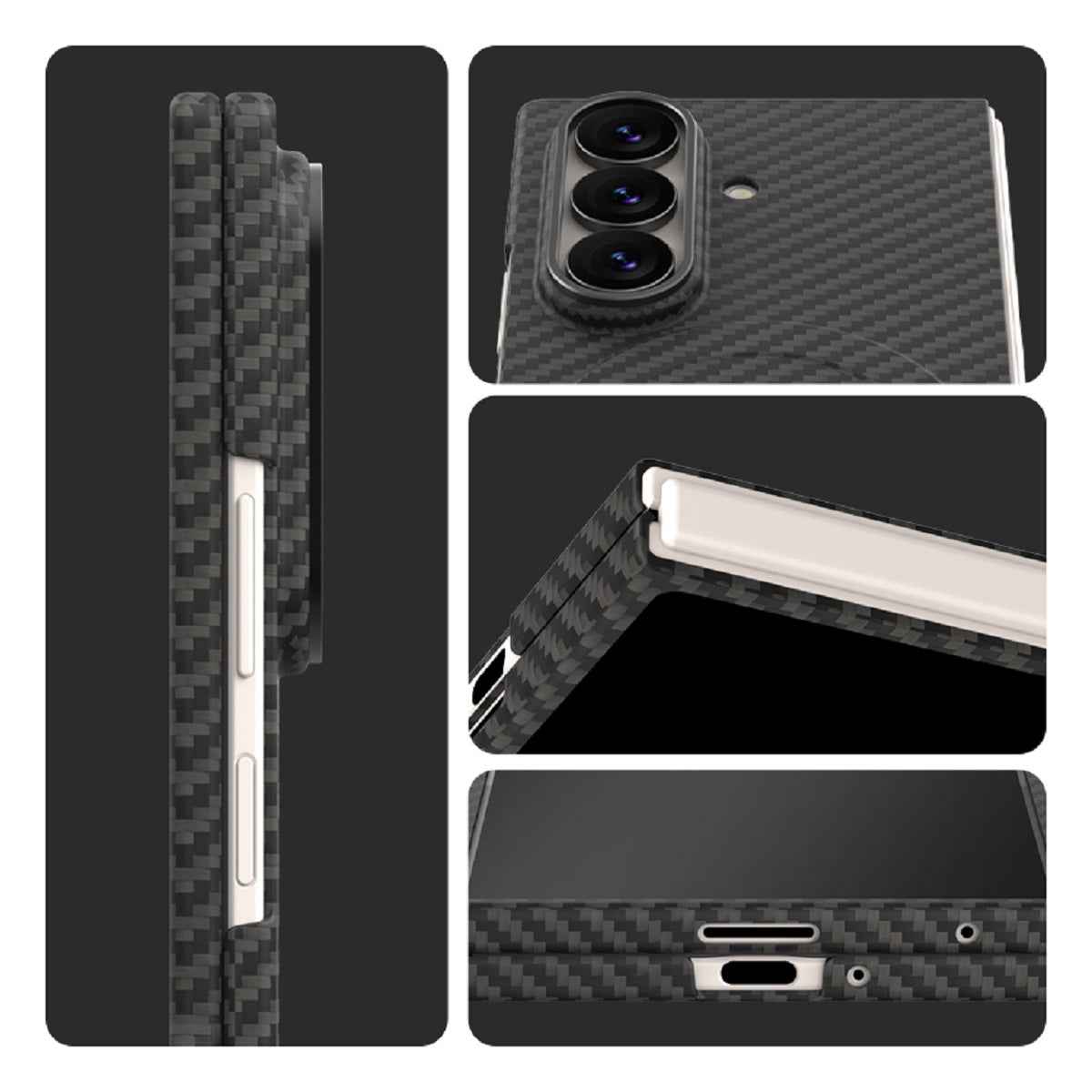 Samsung Z Fold8 Ultra, Araree Aramid 360 Magsafe Cover, Black