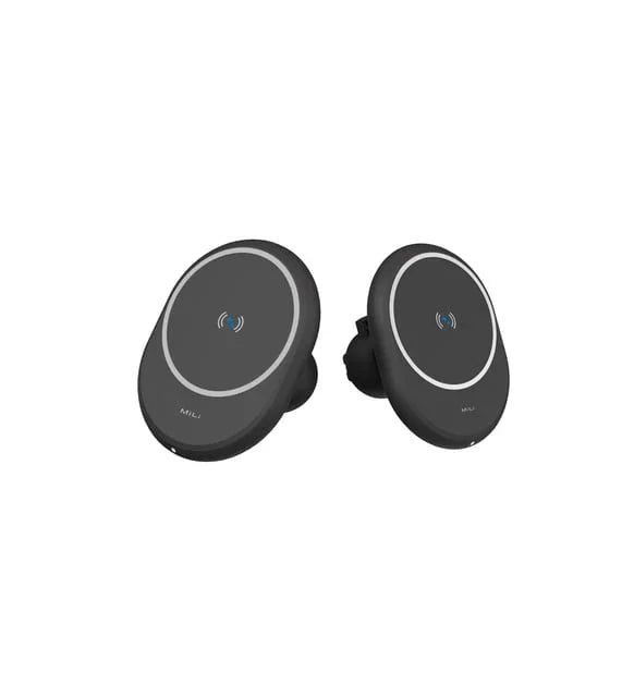 MiLi 15W Carmate Magnetic Wireless Charging Car Mount - Black - Tashqila