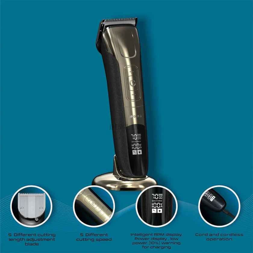 Dingling RF-912 Hair & Beard Trimmer - Tashqila