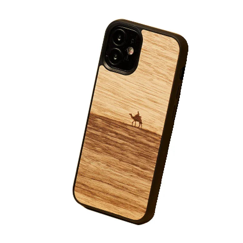 Man & Wood Case For iPhone 12 / 12 Pro - Terra - Tashqila